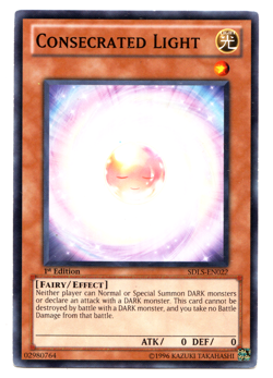 Consecrated Light Common 1st Edition SDLS-EN022 LP - Image 1