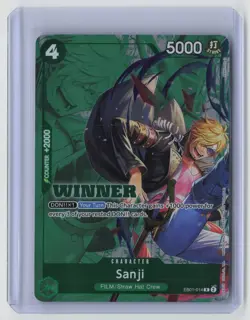 One Piece Promotion Cards Sanji (Winner Pack 2025 Vol. 1) Foil EB01-014 NM - Image 1