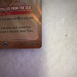 Disney Lorcana The Islands I Pulled from the Sea Enchanted Holo Azurite Sea Maui - Image 2