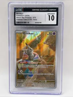 Mimikyu - 075 Pokemon Sv: Scarlet & Violet Promo Cards Holo GEM MINT 10 - Image 1