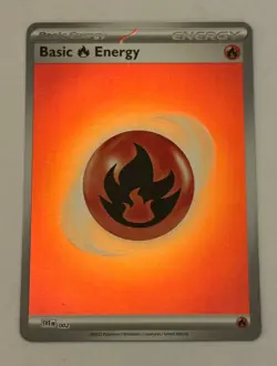 ERROR CARD (Missing Holo Layer) - Fire Energy (Cosmos Holo) SVE 002 - Image 1