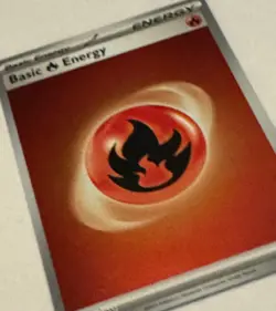ERROR CARD (Missing Holo Layer) - Fire Energy (Cosmos Holo) SVE 002 - Image 2
