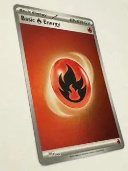 ERROR CARD (Missing Holo Layer) - Fire Energy (Cosmos Holo) SVE 002 - Image 3