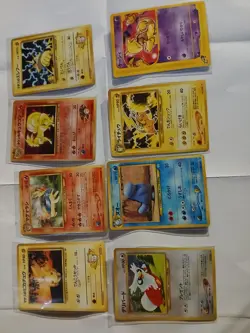 Nintendo Pokemon Trading Card Game Japanese Lot 8 Electabuzz Ninetales Raichu - Image 1
