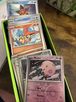 Etb Box Of Bulk Exlusively Holo And Reverse Holo Pokemon Cards - Large Variety - Image 2