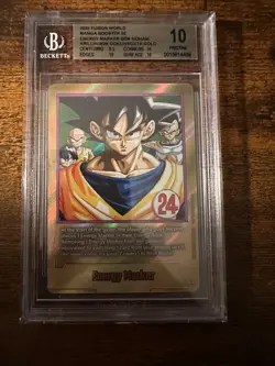 Dragonball Manga Energy Marker E 78 Gold Card BGS 10 POP 6 English - Image 2