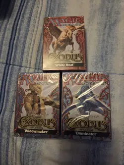 Magic: The Gathering Exodus White Heat Preconstructed Deck 60 Cards - Image 1