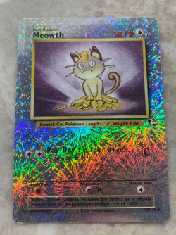 2002 Pokemon Meowth 53/110 Legendary Collection Reverse Holo Uncommon 50 HP Card - Image 3