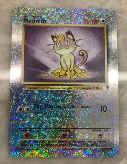 2002 Pokemon Meowth 53/110 Legendary Collection Reverse Holo Uncommon 50 HP Card - Image 4