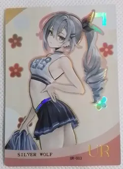 SILVER WOLF UR UR-003 Goddess of Power Goddess Story Anime Collectible Card - Image 1