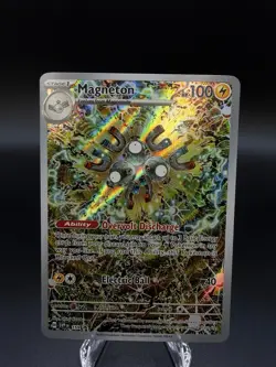 Pokemon Card TCG - Magneton SVP 159 Black Star Promo Surging Sparks Near Mint - Image 1
