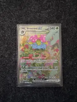 Pokemon TCG Venusaur EX Scarlet & Violet 151 Card 198/165 - Image 1