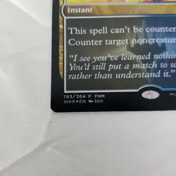 MTG Dovin's Veto War of the Spark Friday Night Magic Foil Promo Near Mint FNM - Image 3