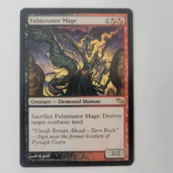 1x MTG Fulminator Mage Shadowmoor Magic the Gathering Light Play Condition - Image 1