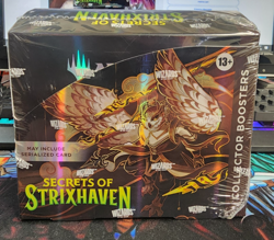 Magic: The Gathering Secrets of Strixhaven Sealed Collector Booster Box In Hand - Image 1