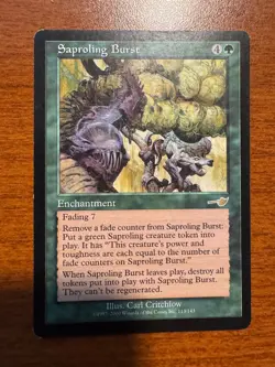 MTG Saproling Burst Nemesis Regular Magic The Gathering Rare - Image 1