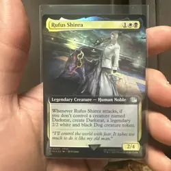 Rufus Shinra Extended Art Foil 0503 Final Fantasy Magic: The Gathering MtG - Image 1