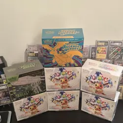 7 Pokemon ETBs!! X5 Prismatic X1 Ascended Hero’s X1 Perfect Order - Image 1