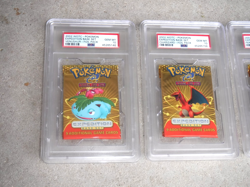 2002 POKEMON EXPEDITION BASE SET 4 CHARACTER BOOSTER PACKS FOIL PACK PSA 10 - Image 2