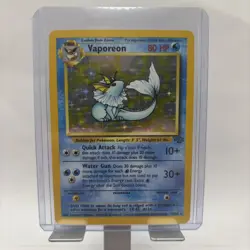 1999 Pokemon Jungle Vaporeon Holo #12/64 Clean Condition - Image 1