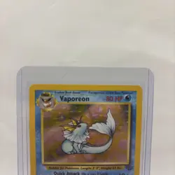 1999 Pokemon Jungle Vaporeon Holo #12/64 Clean Condition - Image 2
