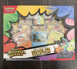 Pokemon Ascended Heroes First Partner Deluxe Pin Collection Sealed New - Image 1