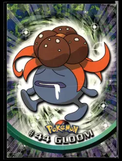 #44 Gloom Pokemon 1999 Topps TV Blue Logo - Image 1