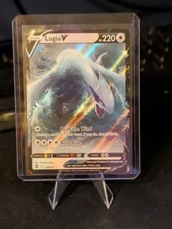 Pokemon Lugia V 138/195 Sword & Shield - Silver Tempest Ultra Rare Holo NM TCG - Image 1