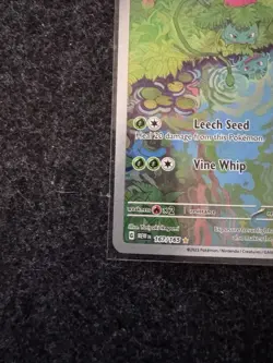 Pokemon TCG Ivysaur Scarlet & Violet 151 IR #167/165 - Image 4