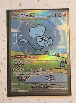 Pokemon SV Paldean Fates Mew ex Bubble 232/091 Special Illustration Rare MINT - Image 1