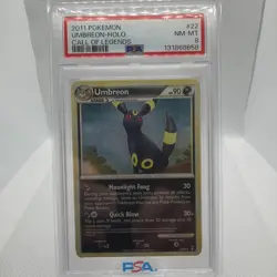 Pokemon Call of Legends Umbreon Holo #22 PSA 8 - Image 1
