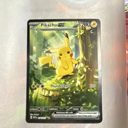 Pokemon Pikachu EX Secret Rare Holo 276/217 Ascended Heros English - Image 1