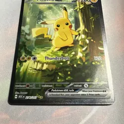 Pokemon Pikachu EX Secret Rare Holo 276/217 Ascended Heros English - Image 2