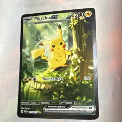 Pokemon Pikachu EX Secret Rare Holo 276/217 Ascended Heros English - Image 5