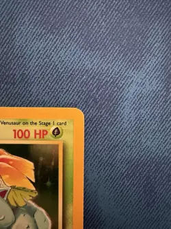 Pokemon Base Set Venusaur Holo Rare 15/102 LP WOTC Vintage - Image 4