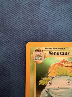 Pokemon Base Set Venusaur Holo Rare 15/102 LP WOTC Vintage - Image 5