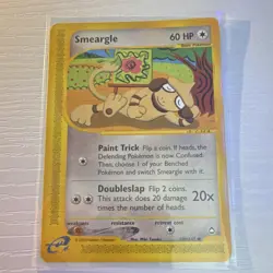 Pokemon Smeargle 109/147 Aquapolis Common Regular Basic 60 HP Miki Tanaka - Image 1