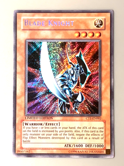 yugioh Blade Knight CT1-EN002 Secret Rare Limited Edition Near Mint - Image 2