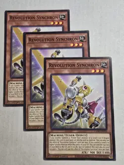 3x Revolution Synchron 1st Edition Common L5DD-ENY10 Yu-Gi-Oh! - Image 1