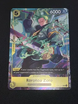 Roronoa Zoro OP07‑113 Foil Promo (One Piece Day Dallas 2025) Near Mint - Image 2