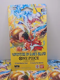 Lot Of 34 One Piece OP-15 Adventure On Kami's Island Sleeved Booster Packs - Image 2