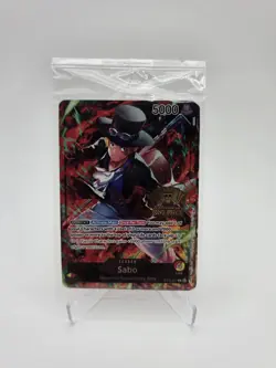 One Piece 2nd Anniversary Tournament Winner Leader Pack Ace Sabo Luffy Sealed - Image 3