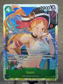 One Piece TCG - NAMI OP14-031 SR Super Rare Foil - The Azure Sea's Seven - Image 1
