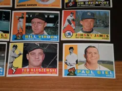 1960 Topps Vintage Baseball Card set Lot 127 Diff Pirates Tm Fox AS Cash Law - Image 5