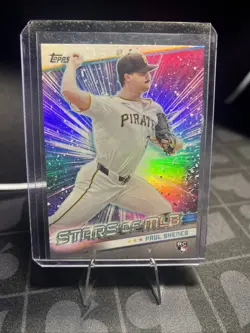 2024 Topps Update Paul Skenes Rookie Stars of MLB Pittsburgh Pirates Holofoil RC - Image 1