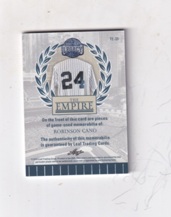 2025 ROBINSON CANO LEAF BRONX LEGACY DUAL GU JERSEY 29/50 NEW YORK YANKEES - Image 2