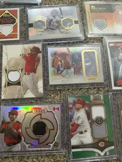 Topps Joey Votto Game-Used Memorabilia Card Lot of 19 Cincinnati Reds - Image 3