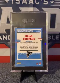 2023 Optic Rated Rookie Bijan Robinson #206 Holo Prizm (RC) SGC 10! - Image 2
