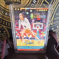 Leaf Court Queens Glory of the Game Tessa Johnson 07/40 Authentic Autograph - Image 1