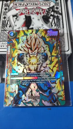 Dragon Ball Fusion World - Vegeta FB01-096 SEALED - Ultimate Battle 2024 Vol.1 - Image 1